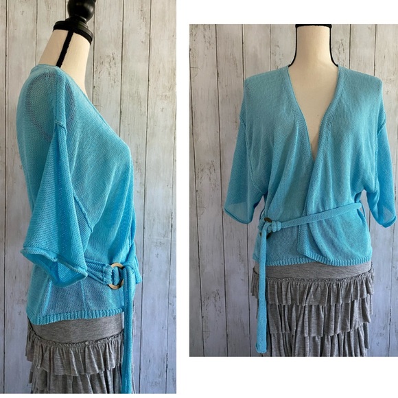 Nwot Free People Tie Waist Cardigan - Picture 5 of 15